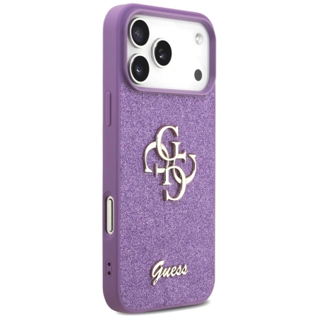 GUESS ETUI FIXED GLITTER BIG 4G DO IPHONE 17 PRO MAX ELEGANCKA OCHRONA