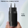 USAMS ŁADOWARKA SIECIOWA 65W 2XUSB-C DO IPHONE 12 13 14 15 PD FAST CHARGING