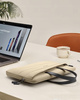INNOSTYLE WODOODPORNA TORBA NA LAPTOPA 14 CALI CARRYLITE SLIM BEŻOWA DAMSKA