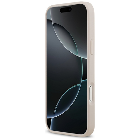 Etui Guess 4G Double Card Triangle do    iPhone 17 Pro Max różowy