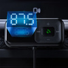 Baseus S-16 Transmiter FM Bluetooth 5.0 2x USB ładowarka samochodowa AUX MP3 TF micro SD 3,1 A czarny (CCTM-E01)