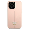 Guess GUHCP13XSLTGP iPhone 13 Pro Max 6,7" różowy/pink hardcase Silicone Triangle