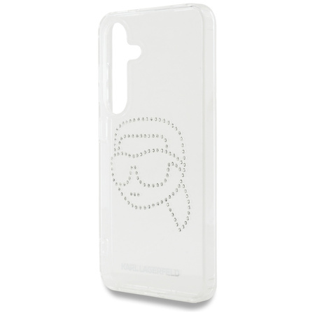 KARL LAGERFELD CASE RHINESTONES KARL HEAD LOGO DO SAMSUNG GALAXY S25 DESIGN