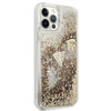 Guess GUOHCP12MGLHFLGO iPhone 12/12 Pro gold/złoty hardcase Glitter Charms
