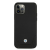 Etui BMW BMHCP12MRSWPK iPhone 12/12 Pro 6,1" czarny/black hardcase Leather Perforate