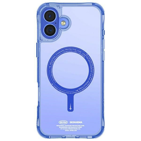 Skinarma etui Saido iPhone 16 6.1 Magnetic Charging niebieski/blue