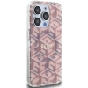 Etui Guess IML GCube MagSafe na iPhone 15 Pro Max - różowe