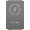 Verbatim Powerbank indukcyjny `n` Go 15W10000mAh Wireless Magnetic szary/grey 32249