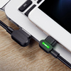 McDodo Kabel do telefonu Szybkie ³adowanie K¹towy 90° LED do iPhone 1,2m niebieski