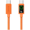 Kabel USAMS SJ773 PD 60W USB-C/USB-C 1.2m pomarańczowy