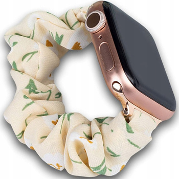 HURTEL PASEK MATERIAŁOWY DO APPLE WATCH 7 6 5 4 3 2 SE BRANSOLETKA NA GUMCE