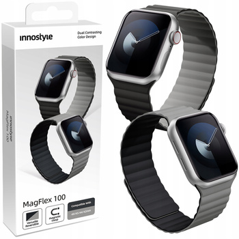 INNOSTYLE PASEK DO APPLE WATCH ULTRA 42 44 45 49 MM WODOODPORNY MAGNETYCZNY