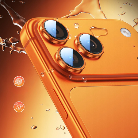 INNOSTYLE SZKŁO NA APARAT OSŁONA OCHRONA OBIEKTYWU DO IPHONE 17 SREBNE