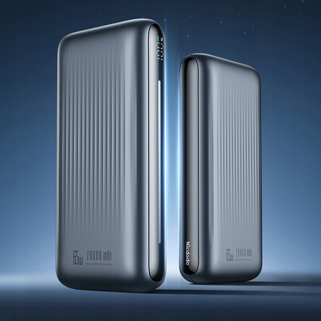 MCDODO POWERBANK 20000MAH Z WYŚWIETLACZEM 3X USB USB-C 65W + KABEL USB-C PD