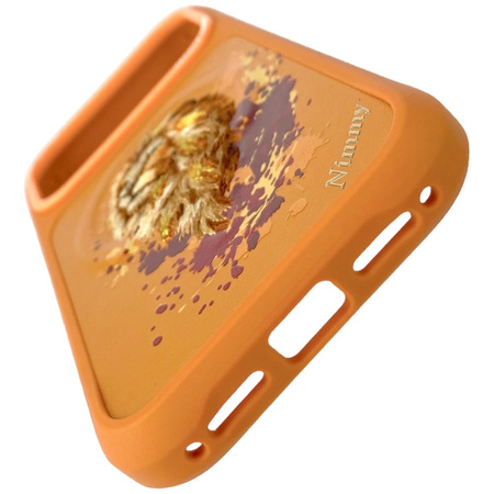 Etui Nimmy Lew MagSafe do iPhone 17 Pro pomarańczowy