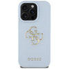GUESS ETUI TPU DO IPHONE 16 PRO LOGO 4G CLASSIC SMALL Z WZOREM GRANULOWANYM