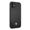 Etui BMW BMHCN61RSWPK iPhone 11 6,1" / Xr czarny/black hardcase Leather Perforate