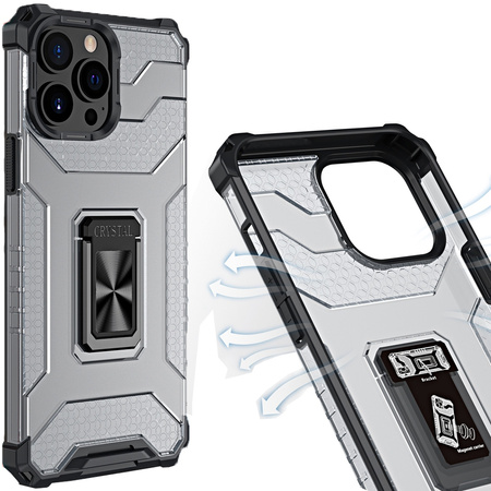 HURTEL ETUI DO IPHONE 13 PRO MAX HYBRYDOWE PANCERNE Z MAGNETYCZNYM UCHWYTEM