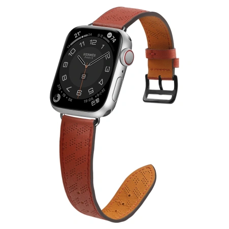 HURTEL PASEK LEATHER DO APPLE WATCH SE 9 8 7 6 5 4 3 2 1 41 40 38 MM OPASKA