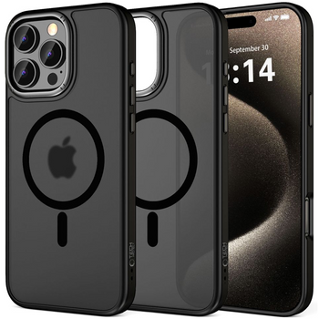 TECH-PROTECT ETUI MAGNETYCZNE DO MAGSAFE IPHONE 16 PRO MATTE BLACK GUNMETAL