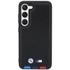 Etui BMW BMHCS23M22PTDK S23+ S916 - czarne Leather Stamp Tricolor