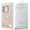 GUESS ETUI POKROWIEC Z DO MAGSAFE DO IPHONE 16 PRO Z METALOWYM WYKOŃCZENIEM