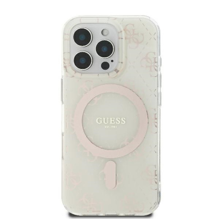GUESS ETUI HARDCASE IML DO IPHONE 16 PRO 6.3 DO MAGSAFE BACKGROUND 4G