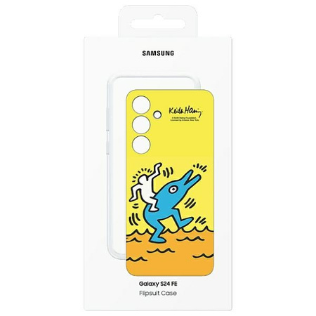 Etui Samsung EF-MS721CYEGWW S24 FES721 żółty/yellow Flipsuit Case