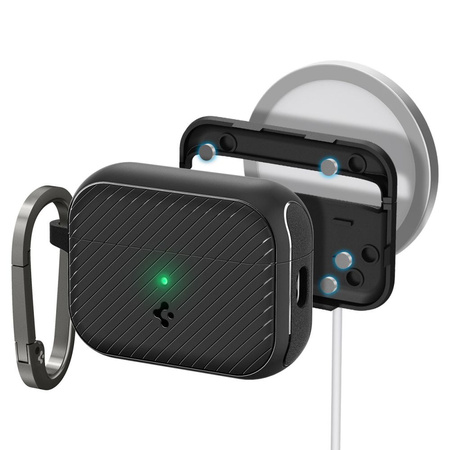 SPIGEN MAG ARMOR MAGSAFE APPLE AIRPODS PRO 1 / 2 MATTE BLACK
