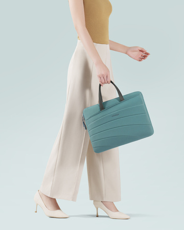 INNOSTYLE DAMSKA TORBA NA LAPTOPA 14 WODOODPORNA CARRYLITE SLIM ZIELONA