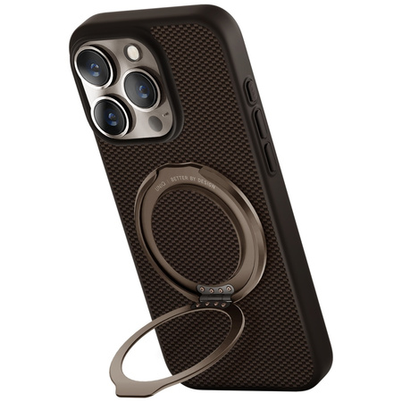 Etui UNIQ Keva Air do iPhone 16 Pro Magclick Charging GripFit brązowy