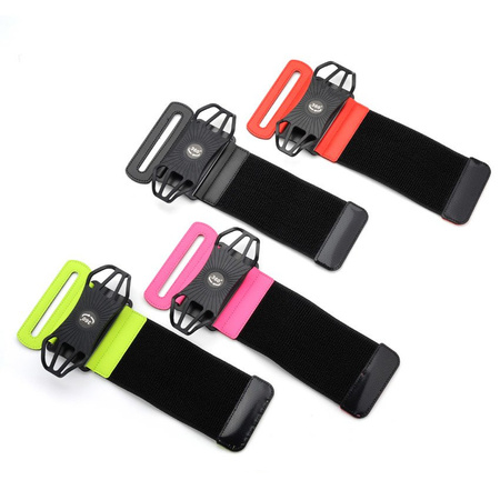 Etui opaska sportowa na nadgarstek armband do biegania na telefon do 6'' cali różowy