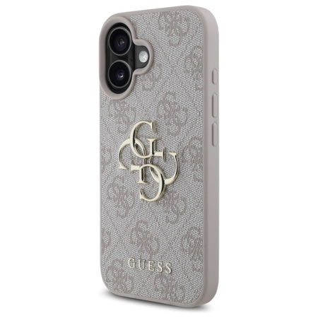 GUESS ETUI HARD CASE DO IPHONE 16 6.1 4G BIG LOGO OCHRONA NA TELEFON Z LOGO