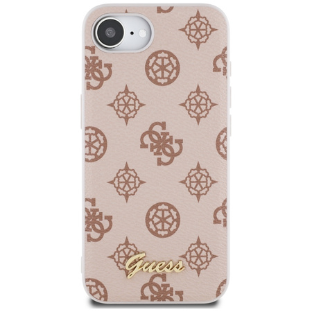 GUESS POKROWIEC PEONY SCRIPT LOGO DO MAGSAFE IPHONE 16E TPU POKROWIEC