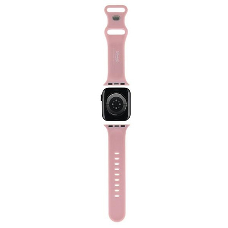 HELLO KITTY PASEK DO APPLE WATCH 42/44/45/49MM RÓŻOWY SILIKON KITTY HEAD