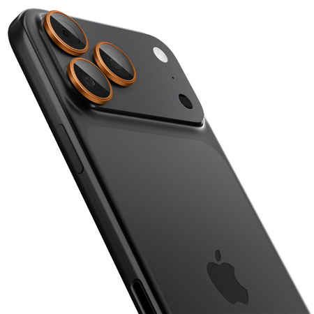 OSŁONA APARATU SPIGEN OPTIK PRO GLAS.TR ”EZ FIT” CAMERA PROTECTOR 2-PACK IPHONE 14 PRO / MAX / 15 PRO / MAX / 16 PRO / MAX / 17 PRO / MAX ORANGE