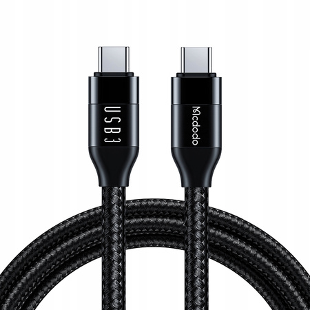 MCDODO KABEL USB-C SZYBKIE ŁADOWANIE DO MACBOOK USB TYP C 10GBPS 100W 4K 1M