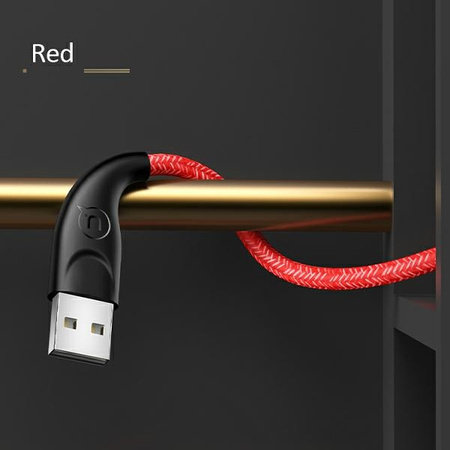USAMS KABEL PLECIONY U41 MICRO USB 3M 2A DO SMARTFONÓW SZYBKIE ŁADOWANIE 3M