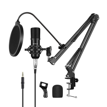 PULUZ MIKROFON DO NAGRYWAŃ STUDIO PU612B BEZ PRZEWODU Z FUNKCJĄ