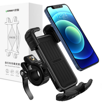 Ugreen uniwersalny rowerowy uchwyt na telefon na rower motocykl kierownicę czarny (LP494 black)