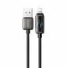 MCDODO ŁADOWARKA KABEL USB LIGHTNING SZYBKIEGO ŁADOWANIA DO IPHONE 1M LED