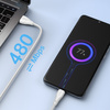 Joyroom kabel USB - micro USB 2.4A Surpass Series do szybkiego ładowania i transferu danych 2 m biały (S-UM018A11)