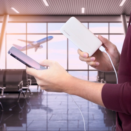 WOZINSKY POWERBANK LI-PO 10000MAH DO TELEFONÓW 2 X USB Z SZYBKIM ŁADOWANIEM