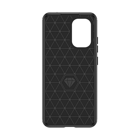 Etui silikonowe Carbon Case do Nokia X30 - czarne