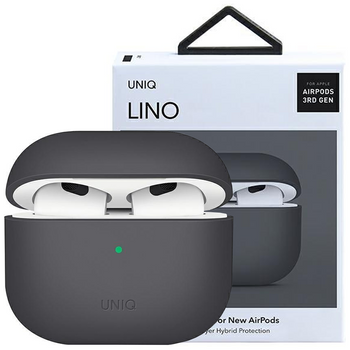 UNIQ etui Lino AirPods 3 gen. Silicone szary/ash grey