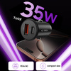 TECH-PROTECT ŁADOWARKA SAMOCHODOWA 2-PORT USB PD35W QC3.0 DO TABLETÓW APPLE