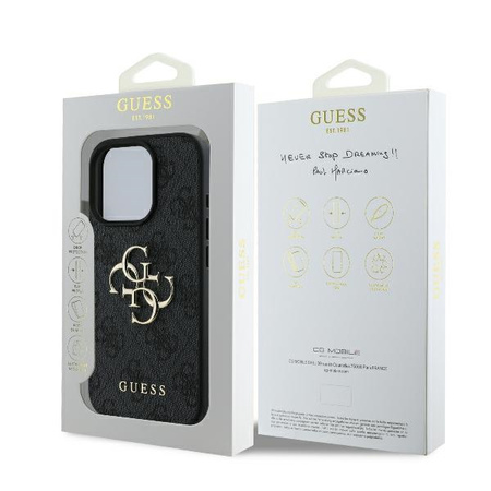 GUESS ETUI CASE HARDCASE DO IPHONE 16 PRO MAX 6.9 Z LOGO DUŻE