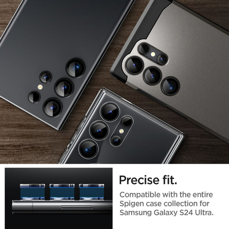 SPIGEN OSŁONA APARATU OPTIK.TR EZ FIT DO SAMSUNG GALAXY S24 ULTRA 2-PACK