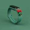 HURTEL PASEK DO XIAOMI MI BAND 4 MI BAND 3 OPASKA ŚWIĄTECZNA Z DZWONKIEM