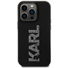 KARL LAGERFELD POKROWIEC HARDCASE 3D RUBBER Z LOGO DO IPHONE 15 PRO GLITTER